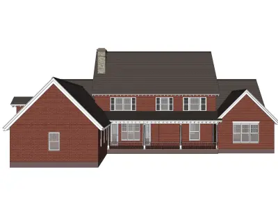 Colonial House 18 -Archimple LLC 3D model