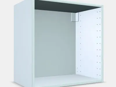 METOD Wall cabinet frame 8 Low-poly 3D model