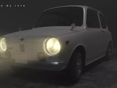 Subaru R2 1970 3D model