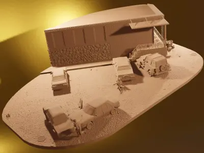 The Failed Hit - Sopranos Model Kit PRE-SUPPORTED 3D print model