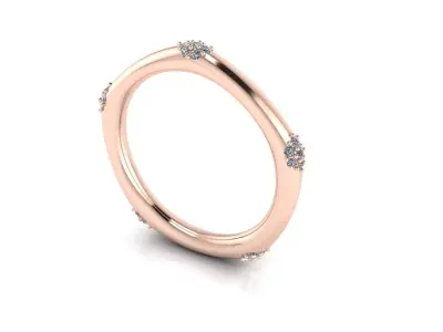 Women Fashion Ring R10 3D print model