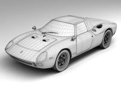 Ferrari 250 LM Berlinetta 3D model