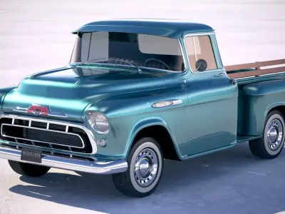 Chevrolet Pickup CG 1957 vray 3D model