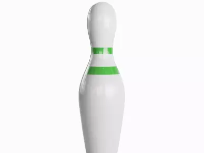 Bowling Pin 03 Low-poly 3D model