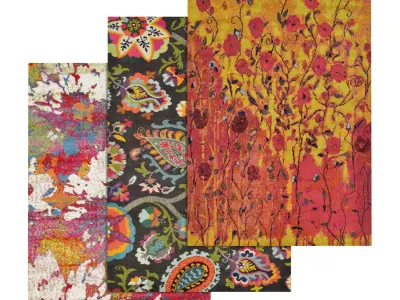 Rug Set 1829 3D model