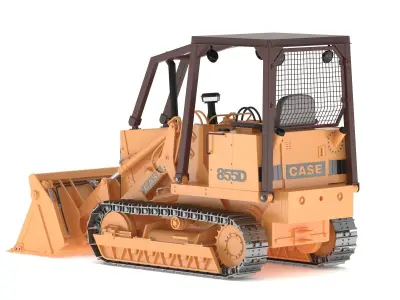 Case 855D Crawler Loaders 3D model