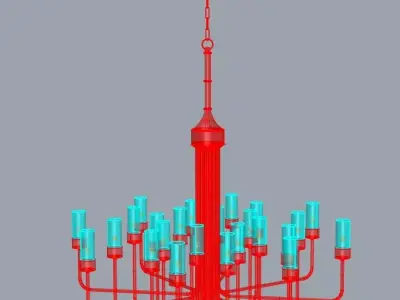 Cometa 24 cylinder glass 3D model