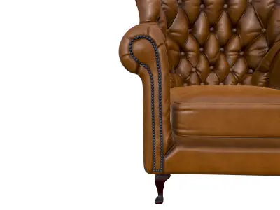 Sofa Chair  Low-poly 3D model
