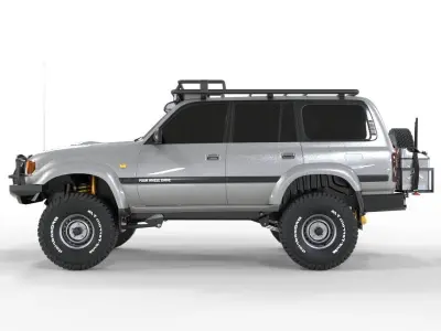 Toyota Land Cruiser Serie 80 1999  3D model