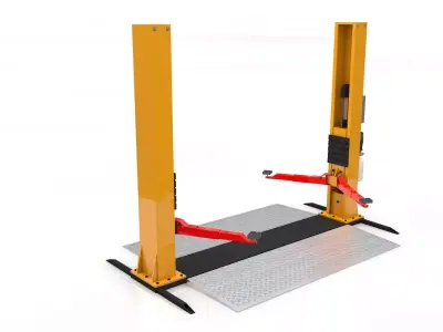 Car Lift Animated  3D model