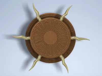 Circle Base pedestal 3D print model