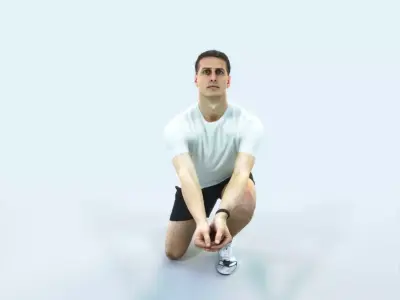 Romance 03D Volleyball Digging Sports Man Low-poly 3D model