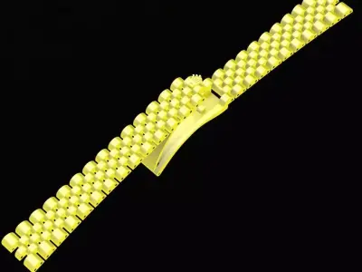 Modular Luxury Bracelet Clasp and Link System for Men 81a 3D print model