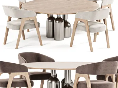 Cop table Chair Bern Deephouse 3D model