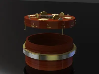 Steampunk Puzzle Box Free 3D model