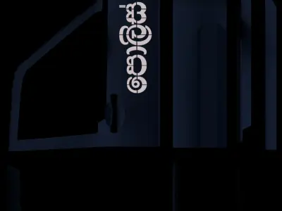 Mahindra Scorpio Low-poly 3D model