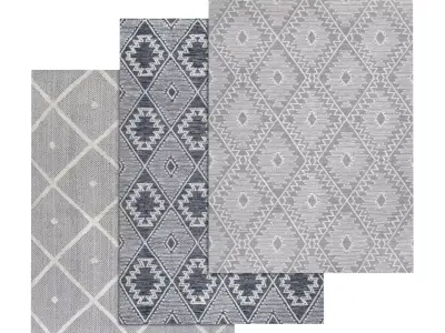 Rug Set 1276 3D model