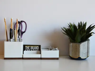 Modular Desk Organizer Free 3D print model