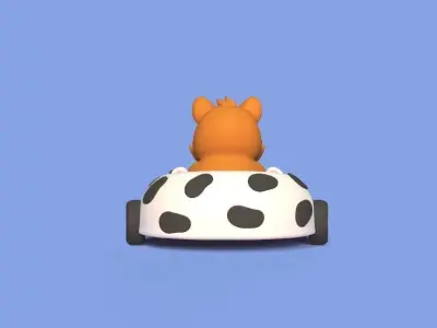 Fox Cow Car 3D print model