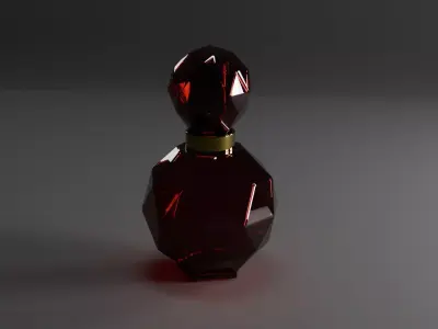 Premium Perfume Glass 3D model