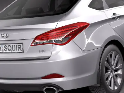 Hyundai I40 Sonata 2012 3D model