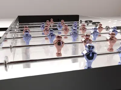 Foosball Table 3D model
