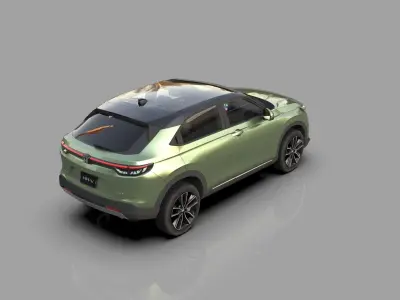 Honda HR-V 2021 HQ interior 3D model