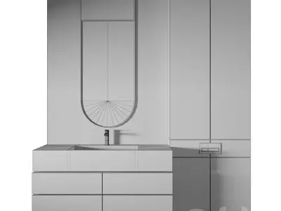 Luxury Bathroom 284 3D model