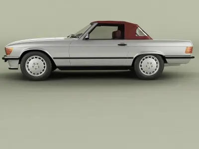 Mercedes-Benz R107 500SL 3D model