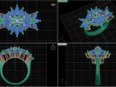 jewelry ring 271 3D print model