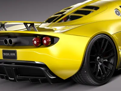 Hennessey Venom GT 2012 3D model