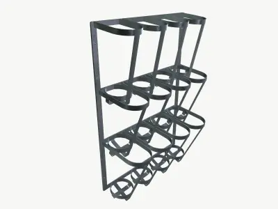 Wine Rack 3D model