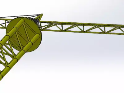 Tower Crane 3D print model