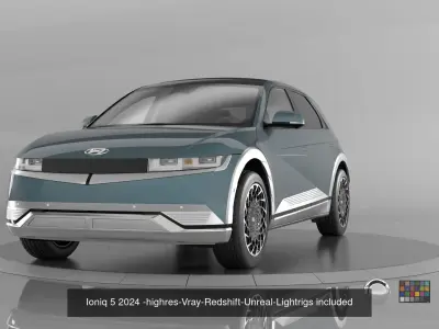 Hyundai High Quality Cars and SUV bundle  3D Model Pack