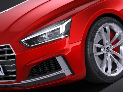 Audi S5 Coupe 2017 3D model