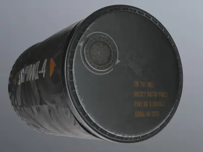 Scifi Canister 3D model
