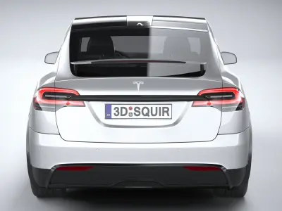 Tesla Model X 2021 3D model