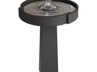Concept Birdbath Fountain 3D model