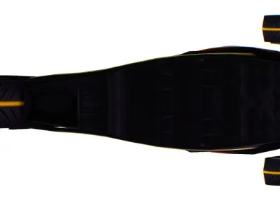 Cartoon Toy AR Racing Car 04 Low-poly 3D model