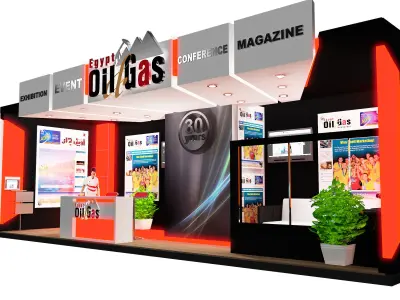 Booth Exhibition Stand a631c 3D model