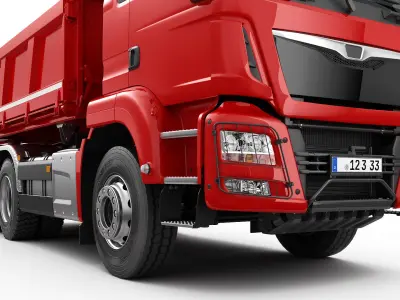 Dump Truck 6X4  3D model