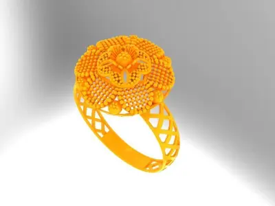Gold Ring 5 3D print model