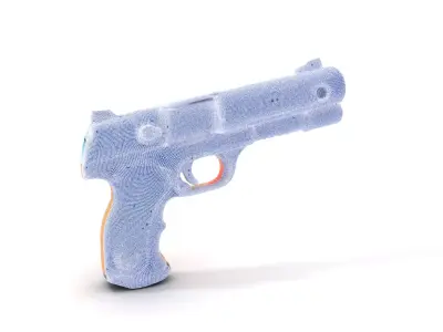 Vibrant Toy Blaster model pack Low-poly 3D model