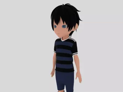 Soccer - Football  Player Low-poly 3D model shop