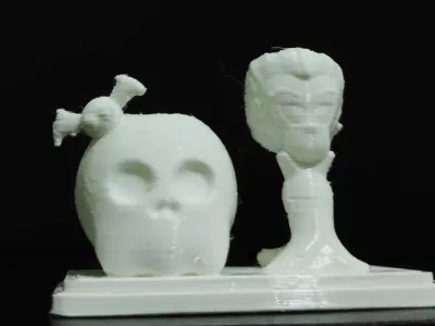 Halloween Skull Pot 3D print model