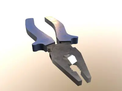Low Poly Pliers Low-poly 3D model