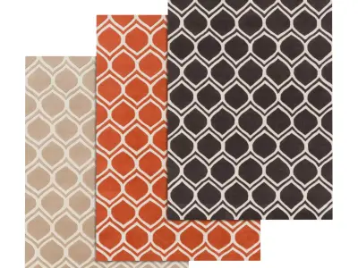 Rug Set 1170 3D model