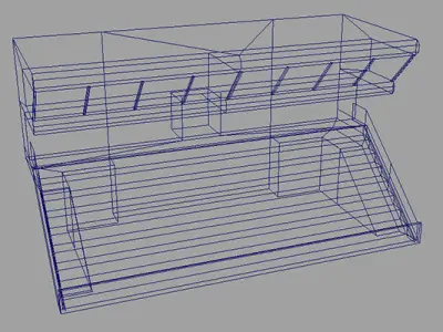 Racecourse Construction Kit Low-poly 3D model