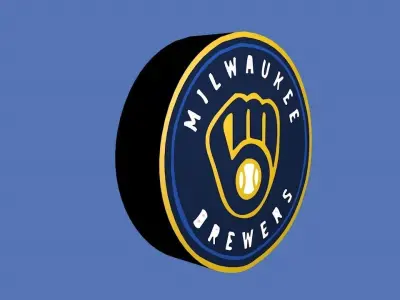 Milwaukee Brewers Team Logo 3D model