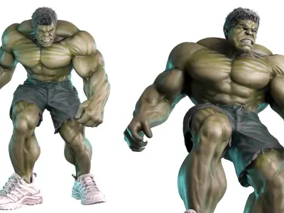 hulk TOY 3D print model